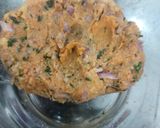 A picture of step 3 of Raw Banana sweet potato cutlets.