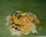 Foto langkah ke 7 dari resep Nasi Bakar Ayam Pedas Kemangi.