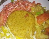 A picture of step 9 of Colourful rice.