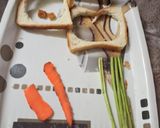 स्नोमैन सैंडविच (snowman sandwich recipe in hindi) रेसिपी चरण 2 फोटो
