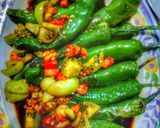 Foto langkah ke 2 dari resep Cabe gebog/cabe hijau dicabein.