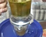 A picture of step 3 of Punjabi healthy kahwa.