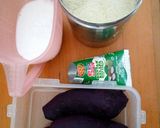 Foto langkah ke 1 dari resep Bakpao isi pasta Ubi Ungu.
