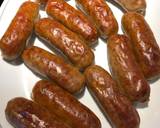 Bite Sized Baked Sausages with Peppers and Onions recipe step 3 photo