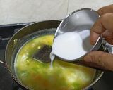 A picture of step 3 of Sweet Corn Soup.