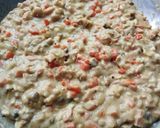 Gambar langkah 5 resipi Popia Carbonara.
