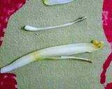 A picture of step 2 of Banana flower with small cowpeas Curry.
