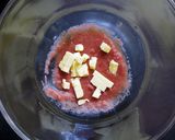 A picture of step 3 of ‘Tarako’ (Pollock Roe) Spaghetti.