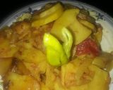 A picture of step 5 of Alo ki bhujia.