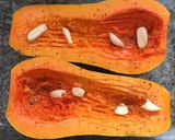Foto del paso 1 de la receta: Calabaza rellena opción vegana