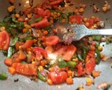A picture of step 6 of Rava Upma.