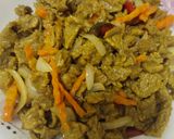 Gambar langkah 8 resipi Daging Korban Goreng Kunyit.