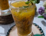 A picture of step 7 of Mango Ice Apple Cooler.