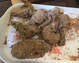 A picture of step 4 of Lebanese rice and southern fried chicken.