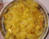 A picture of step 5 of Masala kaddu.