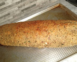 Foto del paso 3 de la receta: Pan de carne relleno de espinacas, jamón y queso