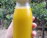 Hình bước làm 4 của món Sữa bí đỏ hạt sen