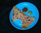 लहसुन, मिक्स वेजिटेबल का पराठा (Lahsun mix vegetable ka paratha recipe in hindi) रेसिपी चरण 8 फोटो