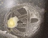 A picture of step 1 of Sunrise omelette.