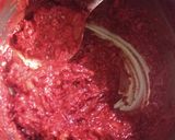 A picture of step 9 of Beetroot halwa.