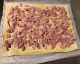 Une image de l'étape 4 de Feuilletés coeurs jambon, tomates,moutarde aux épices espagnoles.