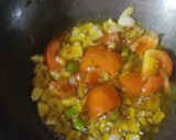 A picture of step 4 of Brinjal ka bharta.