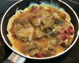 Foto del paso 3 de la receta: Tortilla de Alcachofas con Jamón Ibérico