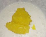A picture of step 3 of Mango ice cream.