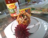 A picture of step 6 of Maggi basket with Ragda Paties.