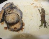 Foto del paso 1 de la receta: Tortilla con sobras de berenjena rebozada y tocino adobado