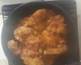 A picture of step 4 of Chicken Dopiaza.
