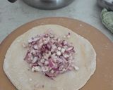 A picture of step 1 of Onion parantha curd and ghee.