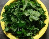 Foto langkah ke 1 dari resep Sayur Daun Pepaya Jepang Fiber Creme.