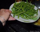 A picture of step 7 of Green bean stew with beef.