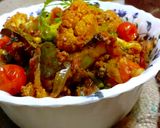 फूलगोभी मटर टमाटर सब्जी(Phoolgobhi matar tamatar ki sabzi recipe in Hindi) रेसिपी चरण 12 फोटो