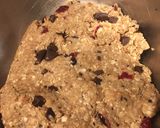 Áfonyás-kókuszos zabpelyhes keksz tojás- és tejmentesen recept fázis 2 fotója