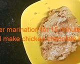 A picture of step 4 of Chicken chocolate kebabs.