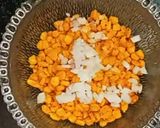 A picture of step 4 of Masala crispy corn.