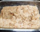A picture of step 3 of Apple bread Halwa.