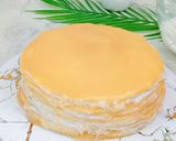 Foto langkah ke 3 dari resep Mille Crepes Jeruk.