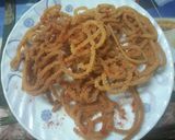 A picture of step 4 of Rice Murruku.