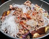茄子肉末粉絲煲的食譜步驟4照片
