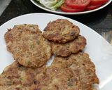 صورة لخطوة 2 من وصفة بورڨر باللحم المفروم🍔🍔
