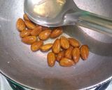 A picture of step 2 of Kaju special Farali Namkeen.