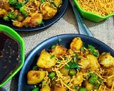 मटर आलू चाट(matar aloo chaat recipe in Hindi) रेसिपी चरण 6 फोटो