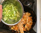 A picture of step 4 of Japanese Fried Rice.