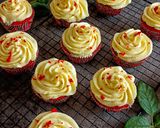 A picture of step 4 of Red Velvet Cupcakes.