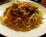 A picture of step 3 of Gravy noodles.
