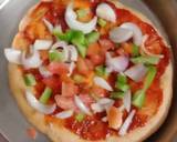 NoOvenBaking paneer pizza recipe step 5 photo
