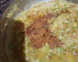 A picture of step 4 of Pav bhaji.